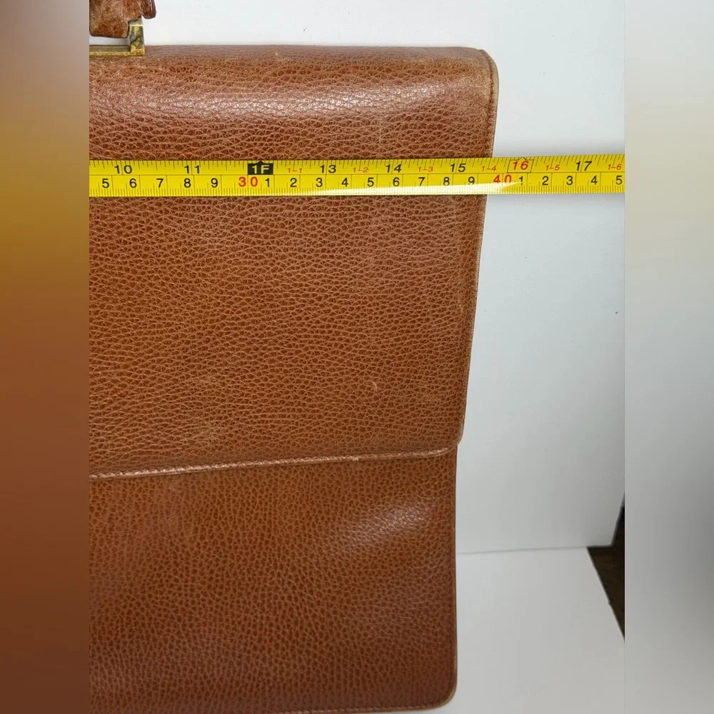 Vintage Tiffany & Co. Brown Leather Briefcase Dial Lock